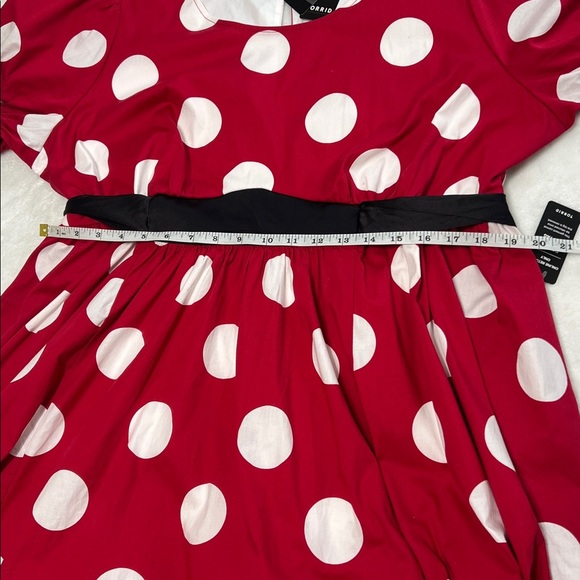NWT Torrid Disney Minnie Mouse Puff Sleeve Dress – Size 2X ✨ - Picture 10 of 13